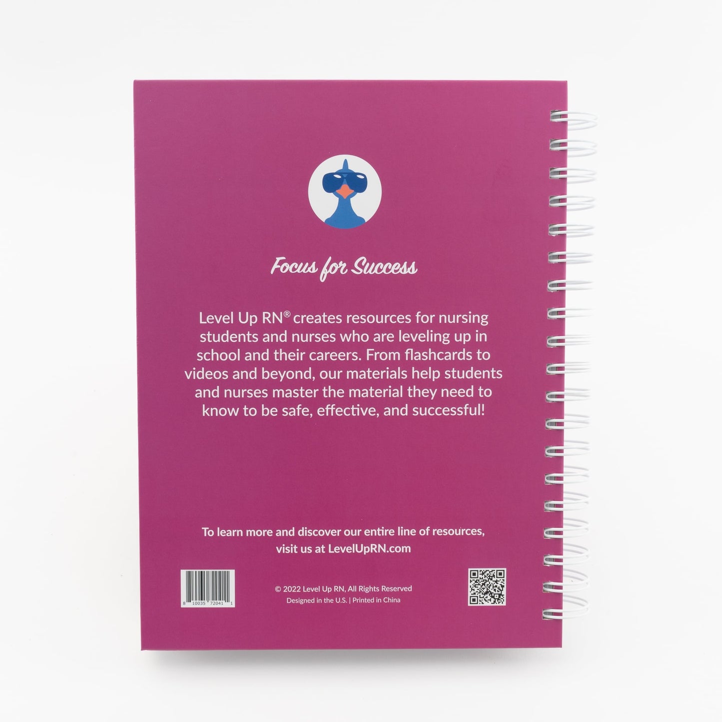 Back cover of the dosage calculation workbook