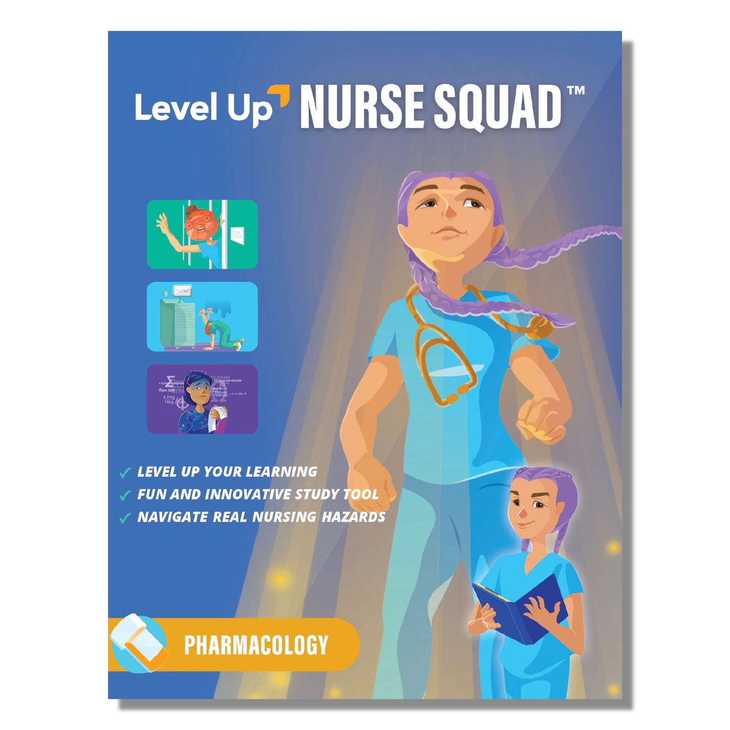 Level Up Nurse Squad - Fab Four - Card Game Bundle from Level Up RN: NSPharm-100_b9cbe4e0-3beb-4cd3-a458-113f3329d14e