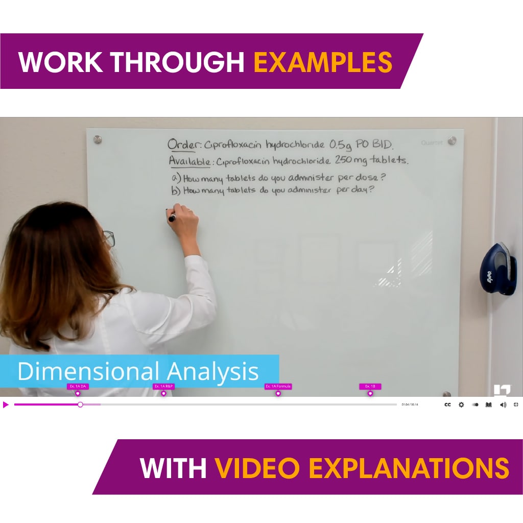 Dosage Calculation Workbook & Digital Companion - Course Bundle - LevelUpRN
