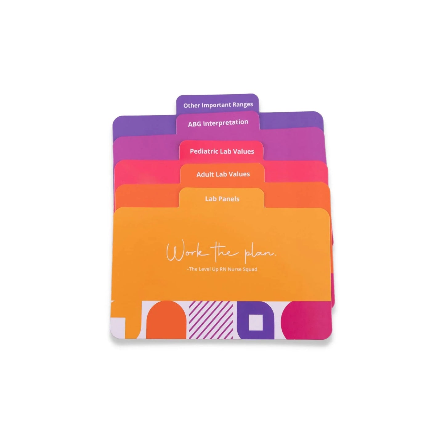 tabs view of Lab Values & ABG Interpretation - Nursing Flashcards