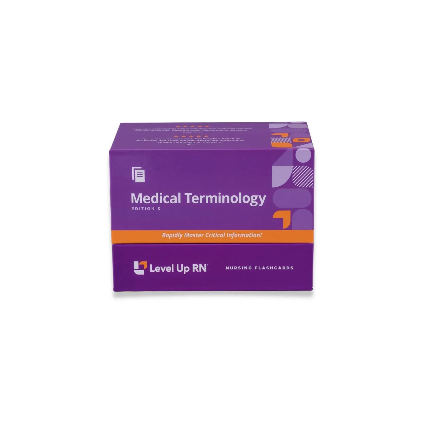 front view of Medical Terminology and Abbreviations - Nursing Flashcards