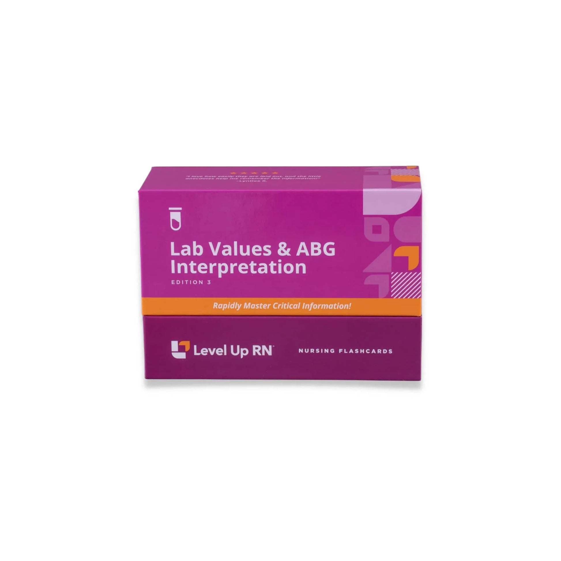 front view of Lab Values & ABG Interpretation - Nursing Flashcards